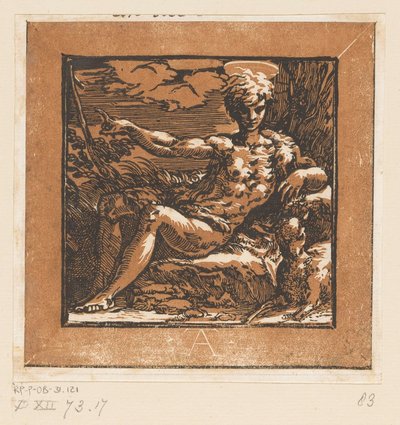 John the Baptist in the Wilderness by Antonio da Trento