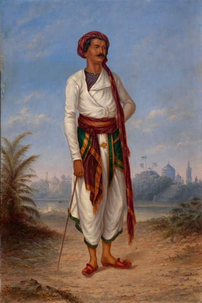 Hindu Man by Antonion Zeno Shindler