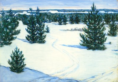 Winter Landscape by Ants Laikmaa