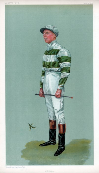 John Evelyn Watts, British Jockey by Ao