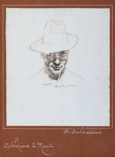 Self portrait by Arcangelo Salvarani