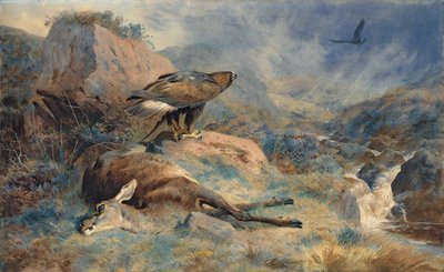 The Lost Hind by Archibald Thorburn