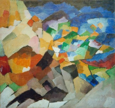 Landscape with Rocks by Aristarch Wassiljewitsch Lentulow