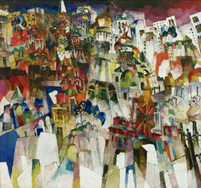 Moscow by Aristarch Wassiljewitsch Lentulow