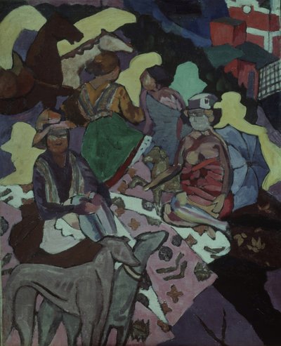 At the Seaside by Aristarkh Vasilievic Lentulov