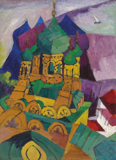 Church in Alupka by Aristarkh Vasilievic Lentulov