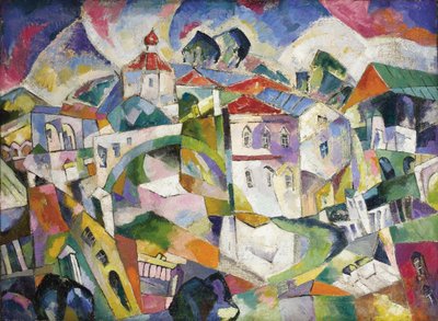 Cubist Cityscape, 1910s by Aristarkh Vasilievic Lentulov