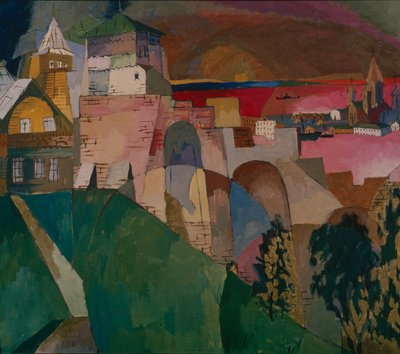 Nizhny Novgorod, 1915 by Aristarkh Vasilievic Lentulov