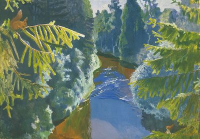 Forest River, 1929 by Arkadij Aleksandrovic Rylov