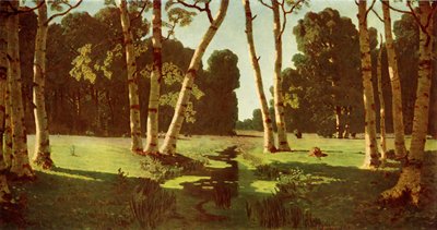 A Birchwood, 1879 by Arkhip Ivanovich Kuindzhi