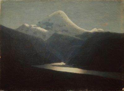 At the Mount Elbrus, 1870s by Arkhip Ivanovich Kuindzhi