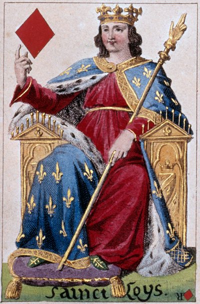 Representation of King Saint Louis by Armand Gustave Houbigant