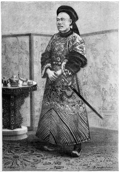 M Tseng, Chinese minister in Paris, 1895 by Armand Kohl