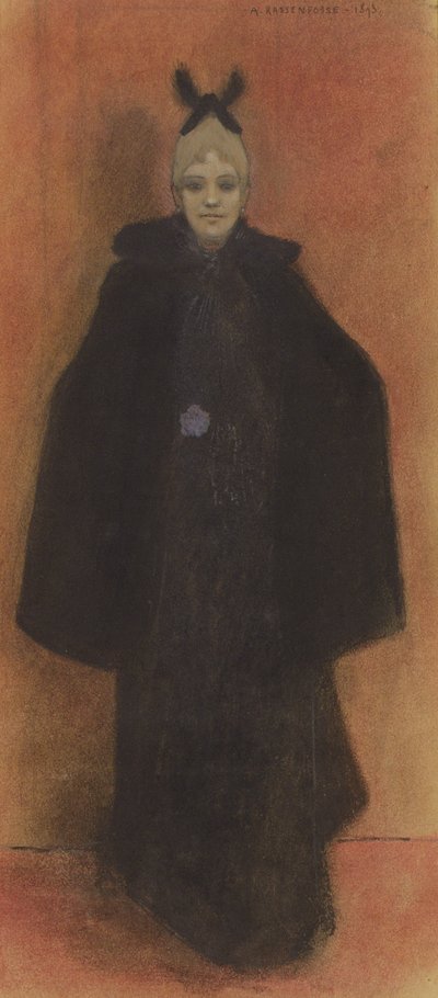 Elegant Woman Standing, 1893 by Armand Rassenfosse