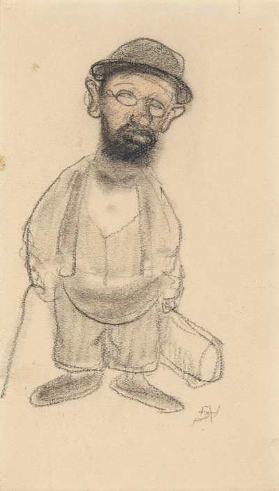 Portrait of Henri de Toulouse-Lautrec by Armand Rassenfosse