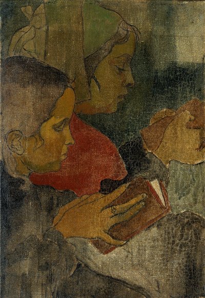 Breton Peasant Women at Mass by Armand Séguin