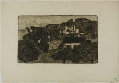 Farmhouse Surrounded by Trees by Armand Séguin