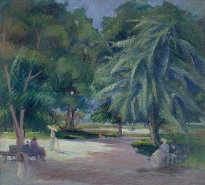 The Garden of Pincio by Armando Spadini