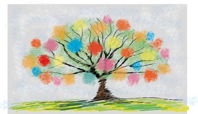 Colorful Tree by Armin Mumper
