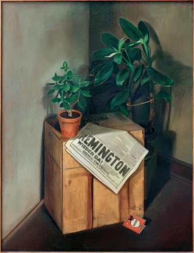 Still Life with Newspaper by Arno Henschel