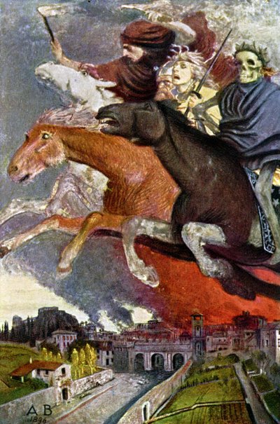 Allegory of the War, c.1910 by Arnold Böcklin