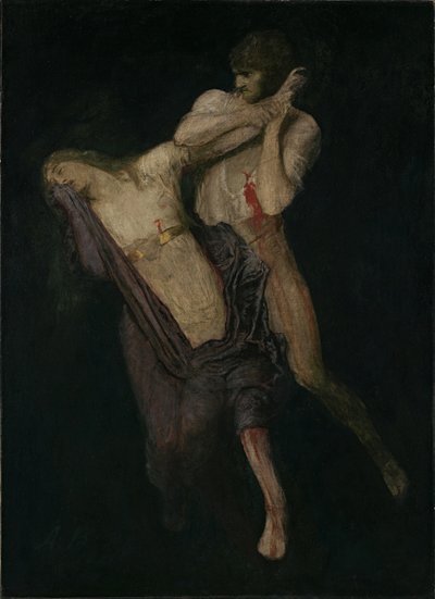 Paolo and Francesca by Arnold Böcklin