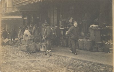 The Morning Market by Arnold Genthe