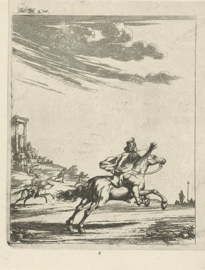 Riders in a Landscape by Arnold Houbraken
