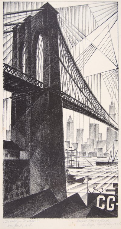 Brooklyn Bridge by Arnold Ronnebeck