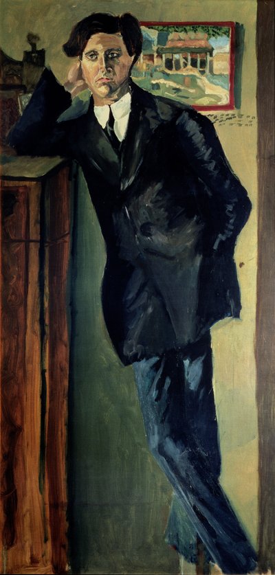 Portrait of Alban Berg by Arnold Schönberg