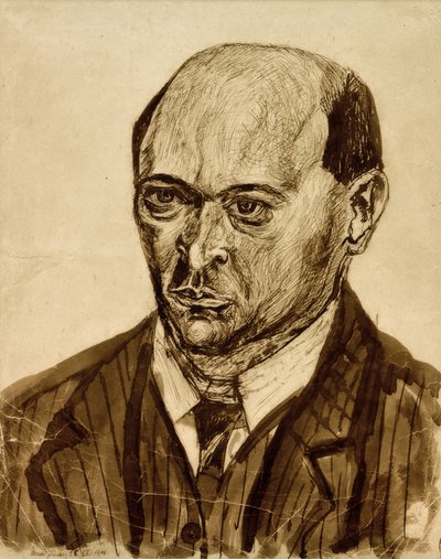 Self-Portrait by Arnold Schönberg