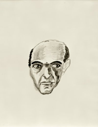 Self-Portrait by Arnold Schönberg
