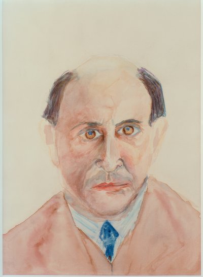 Self-Portrait by Arnold Schönberg