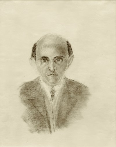 Self-Portrait by Arnold Schönberg