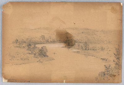 Delaware River, Milford, Pa. by Arnold William Brunner