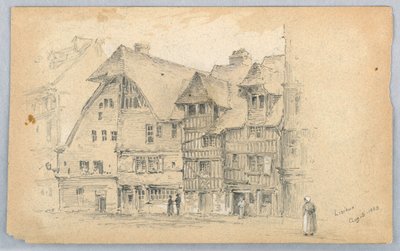 Sketch of Lisieux by Arnold William Brunner