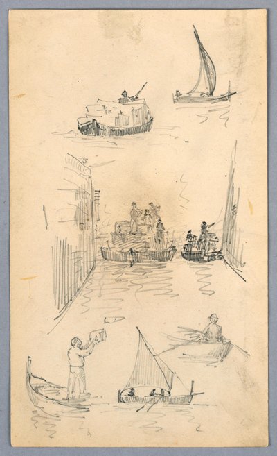 Sketches of Boats by Arnold William Brunner