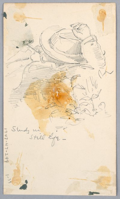 Study With Still Life by Arnold William Brunner