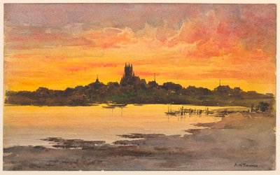 Sunset, Nantucket by Arnold William Brunner
