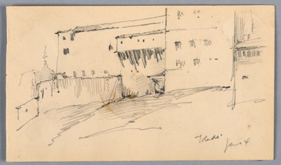 Walls in Toledo by Arnold William Brunner