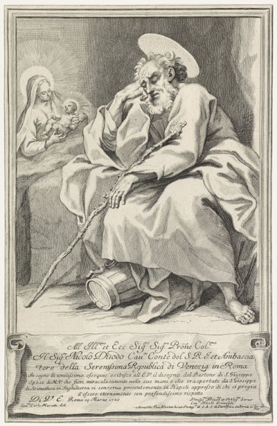 Sleeping Joseph by Arnold van Westerhout