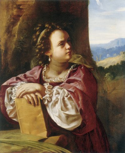 Saint Catherine of Alexandria by Artemisia Gentileschi