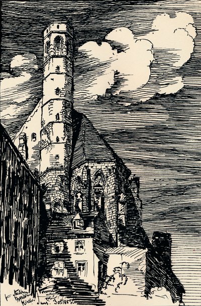 The Italian Marienkirche, Vienna by Arthur Beresford Pite