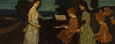 Music in the Fields by Arthur Bowen Davies