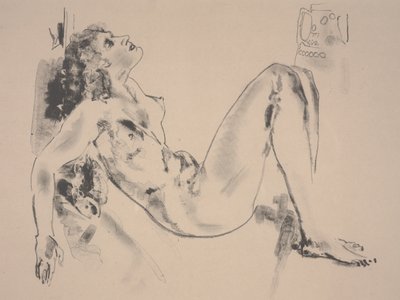Reclining Nude by Arthur Bowen Davies