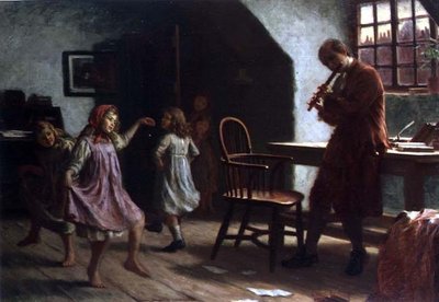 Children Dancing Before Oliver Goldsmith by Arthur Claude Cooke