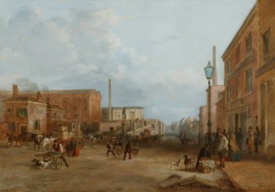 London Road, Manchester by Arthur Fitzwilliam Tait