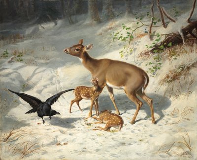 Maternal Solicitude by Arthur Fitzwilliam Tait
