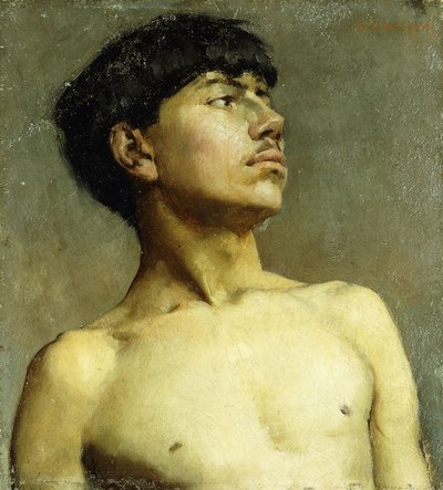 Portrait of Xavier Martinez by Arthur Frank Mathews