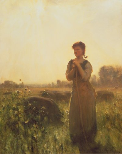 The Farm Girl by Arthur Hacker